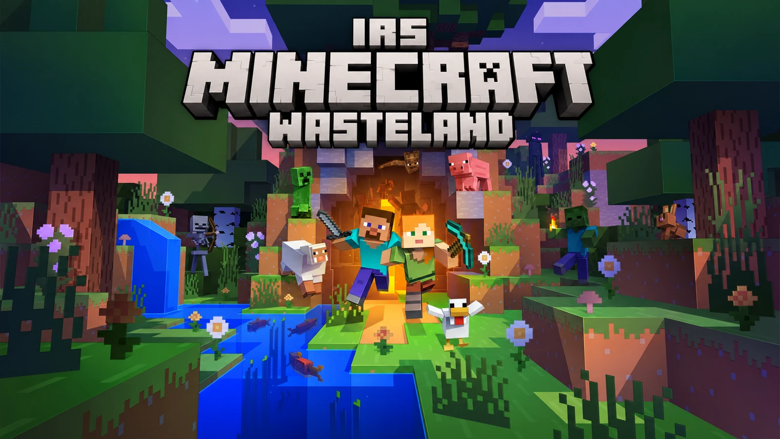 Minecraft Wasteland game artwork