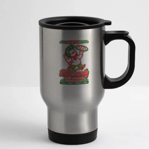 World Famous Larping — 14 oz Travel Mug with Handle