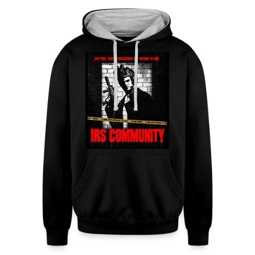 Max Payne Agent — Unisex Contrast Hoodie
