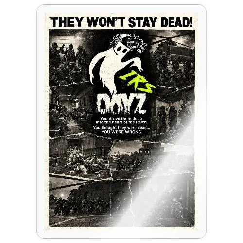 IRS DayZ Night of the Living Dead collab — Sticker Size S (4x 4)