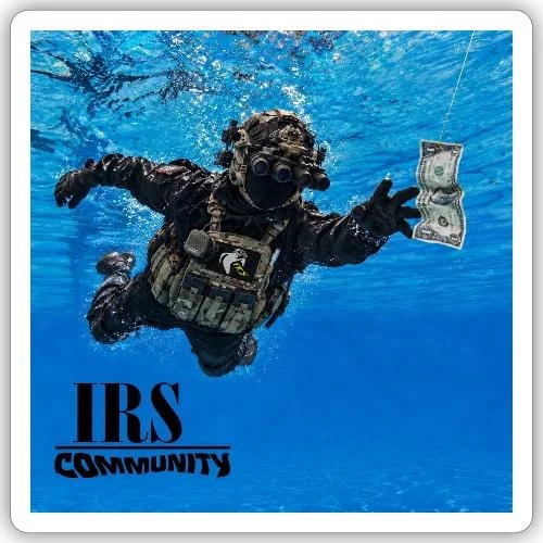 NEVERMIND — Sticker Size S (4x 4)